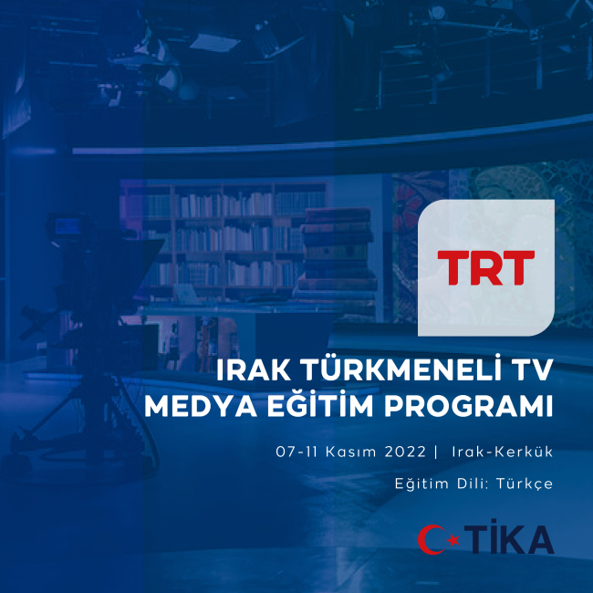TRT ve TİKA iş birliğiyle Irak Türkmeneli TV'ye eğitim